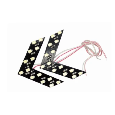 Set 2 Indicatoare semnalizare oglinda tip sageata LED Galben 12V tuning auto
