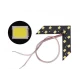 Set 2 Indicatoare semnalizare oglinda tip sageata LED Galben 12V tuning auto