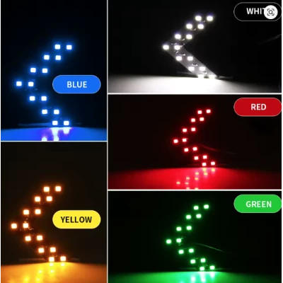 Set 2 Indicatoare semnalizare oglinda tip sageata LED Galben 12V tuning auto