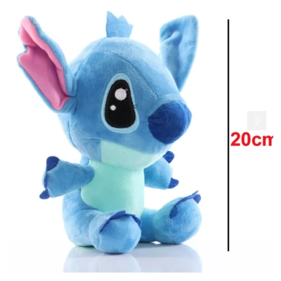 Set 2 Jucarii de Plus Stitch si Angel de 20 cm