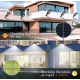 Set 2 Lampa Stradala Solara 150 LED COB cu 6 CASSETE cu Panou Solar  Senzor de Miscare  Lumina si Telecomanda Inclusa