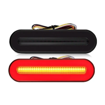 Set 2 Lampi 12 cm auto spate LED 12/24V stop frana semnal dinamic 12 cm