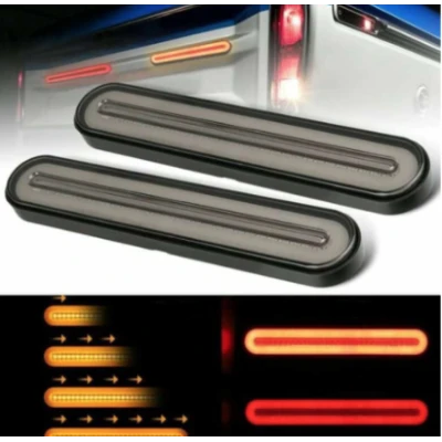 Set 2 Lampi 24 cm auto spate LED 12/24V stop frana semnal dinamic 24 cm
