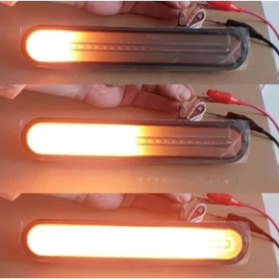 Set 2 Lampi 24 cm auto spate LED 12/24V stop frana semnal dinamic 24 cm