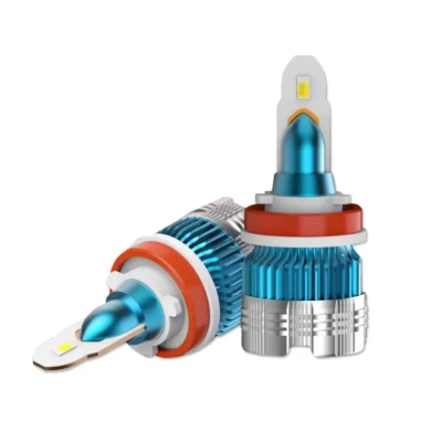 Set 2 lampi LED AUTO MI2 H11/H8 putere 50W temperatura 6000K