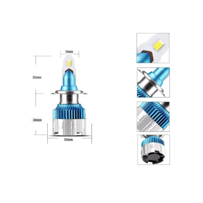 Set 2 Lampi LED AUTO Mi2 H1 6500k 3000 lumeni 50W
