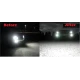 Set 2 Lampi LED C6 H4 Lumina ALBA 6500K 72W/set  cu 2 faze
