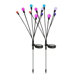 Set 2 lampi solare model LICURICI 6 Led multicolor