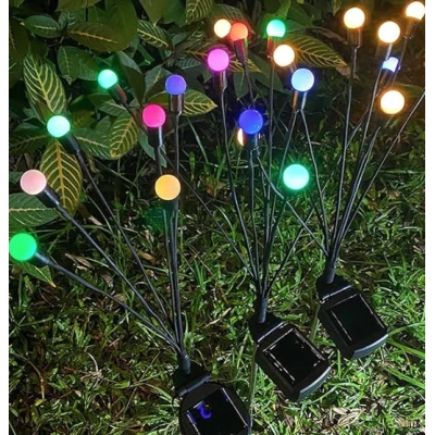 Set 2 lampi solare model LICURICI 6 Led multicolor