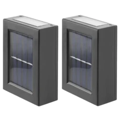 Set 2 lampi solare pentru perete exterior YD-3