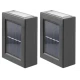 Set 2 lampi solare pentru perete exterior YD-3