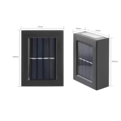 Set 2 lampi solare pentru perete exterior YD-3
