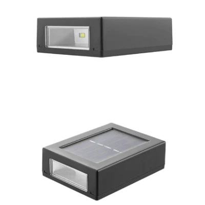 Set 2 lampi solare pentru perete exterior YD-3