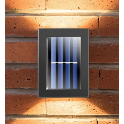Set 2 lampi solare pentru perete exterior YD-3