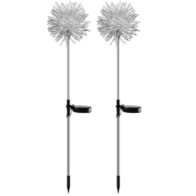 Set 2 Lampi solare sub forma de Papadie alb cald