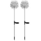 Set 2 Lampi solare sub forma de Papadie alb cald