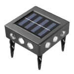 Set 2 lampi solare YD2309 de perete cu 12 LED 
