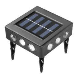 Set 2 lampi solare YD2309 de perete cu 12 LED 