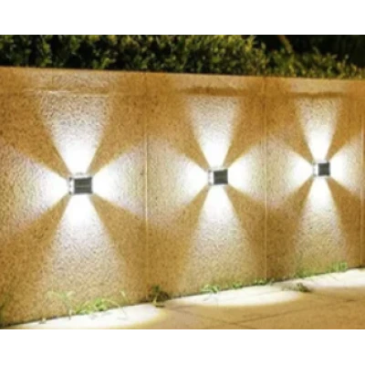 Set 2 lampi solare YD2309 de perete cu 12 LED