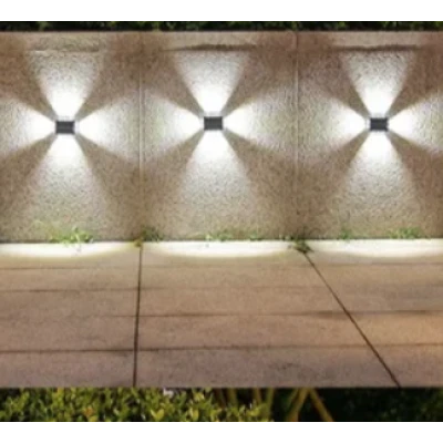 Set 2 lampi solare YD2309 de perete cu 12 LED