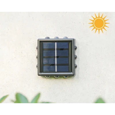 Set 2 lampi solare YD2309 de perete cu 12 LED
