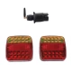 Set 2 lampi spate Led magnetice pentru remorca 12/24V Wireless fara fir