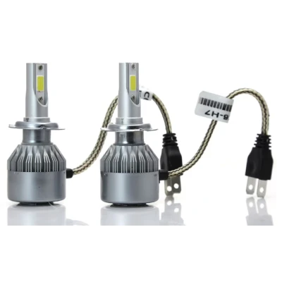 Set 2 LED-uri Auto C6- H7 putere 36W 3800 Lumeni temperatura 6500K