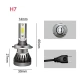 Set 2 LED-uri H7 Mini pentru far masina temperatura 6000k 12V putere 60W 8000LM
