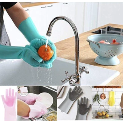 Set 2 manusi profesionale din silicon pentru spatal vase