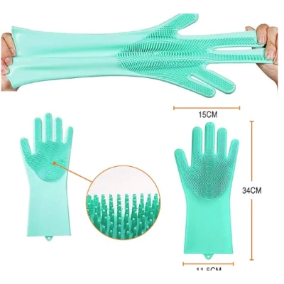Set 2 manusi profesionale din silicon pentru spatal vase