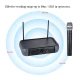 Set 2 Microfoane WG-X58 / X51  Wireless WVNGR  Black cu receiver