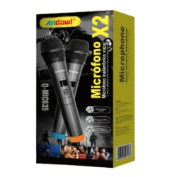 Set 2 microfoane wireless profesionale Andowl x2 Q MIC635