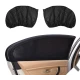 Set 2 Parasolar auto elastic din plasa negru