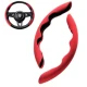 Set 2 prinderi ergonomice  pentru  Volan Antiderapante culoare Rosu