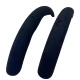 Set 2 prinderi ergonomice pentru Volan Antiderapante culoare Negru