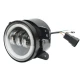Set 2 proiectoare ceata cu DRL Angel Eyes 89 milimetri 3.5” cu 3 functii alb cu semnal galben