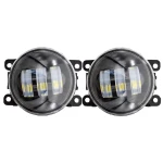Set 2 proiectoare ceata LED Dacia Renault Nissan lumina alb + galben
