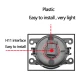 Set 2 proiectoare ceata LED Dacia Renault Nissan lumina alb + galben