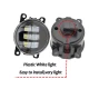 Set 2 proiectoare ceata LED Dacia Renault Nissan lumina alb + galben