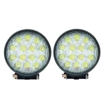 Set 2 Proiectoare LED TP-1642 auto offroad 42W 12V-24V 3520 lumeni ROTUNDE