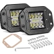 Set 2 Proiector auto 48W 4/6/4 LED 3 randuri 12/24v