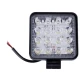 Set 2 Proiector PATRAT 16 led 12v-24v  48w  lumina alba 6000k Slim