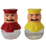 Set 2 solnite pentru sare si piper in forma de bucatar