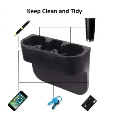 Set 2 Suport auto multifunctional Car Valet  Negru