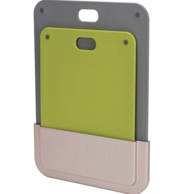 Set 2 tocatoare din plastic cu suport de perete