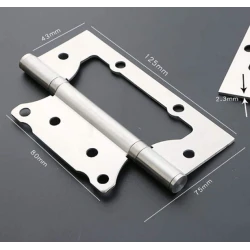Set 2 x Balama inox ascunsa pentru usi bucatarie sau dulap XIZIYINGHUA