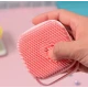 Set 2 x Burete de baie din silicon cu rezervor pentru gel de dus / sampon
