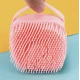 Set 2 x Burete de baie din silicon cu rezervor pentru gel de dus / sampon