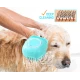 Set 2 x Burete de baie din silicon cu rezervor pentru gel de dus / sampon