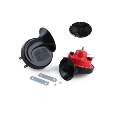 Set 2 X Claxon ROSU 12V Auto universal  